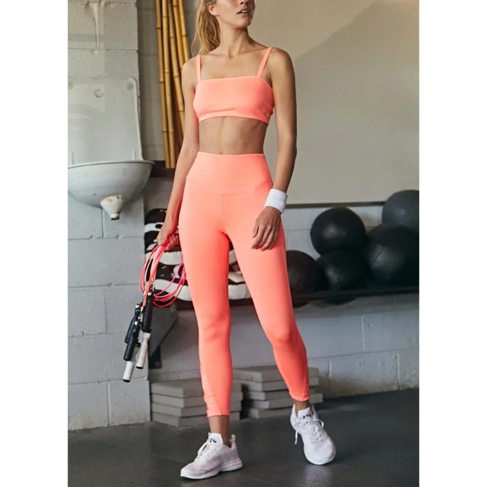 🎉LAST CHANCE🎉 NWT FP Movement Very Prairie Legging / Papaya Punch - Picture 3 of 6